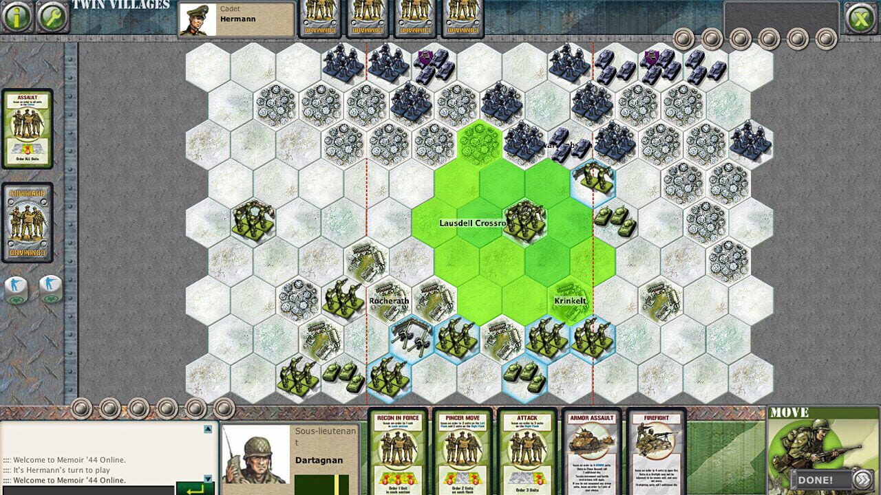 Screenshot for Memoir '44 Online