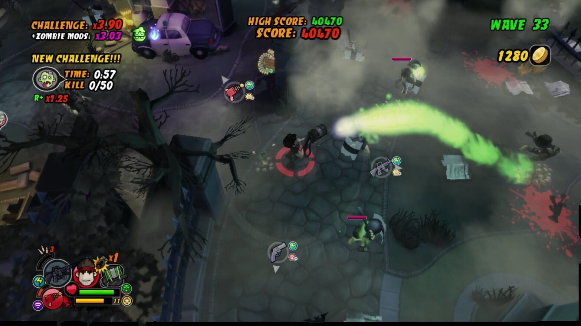 Screenshot for All Zombies Must Die! Scorepocalypse
