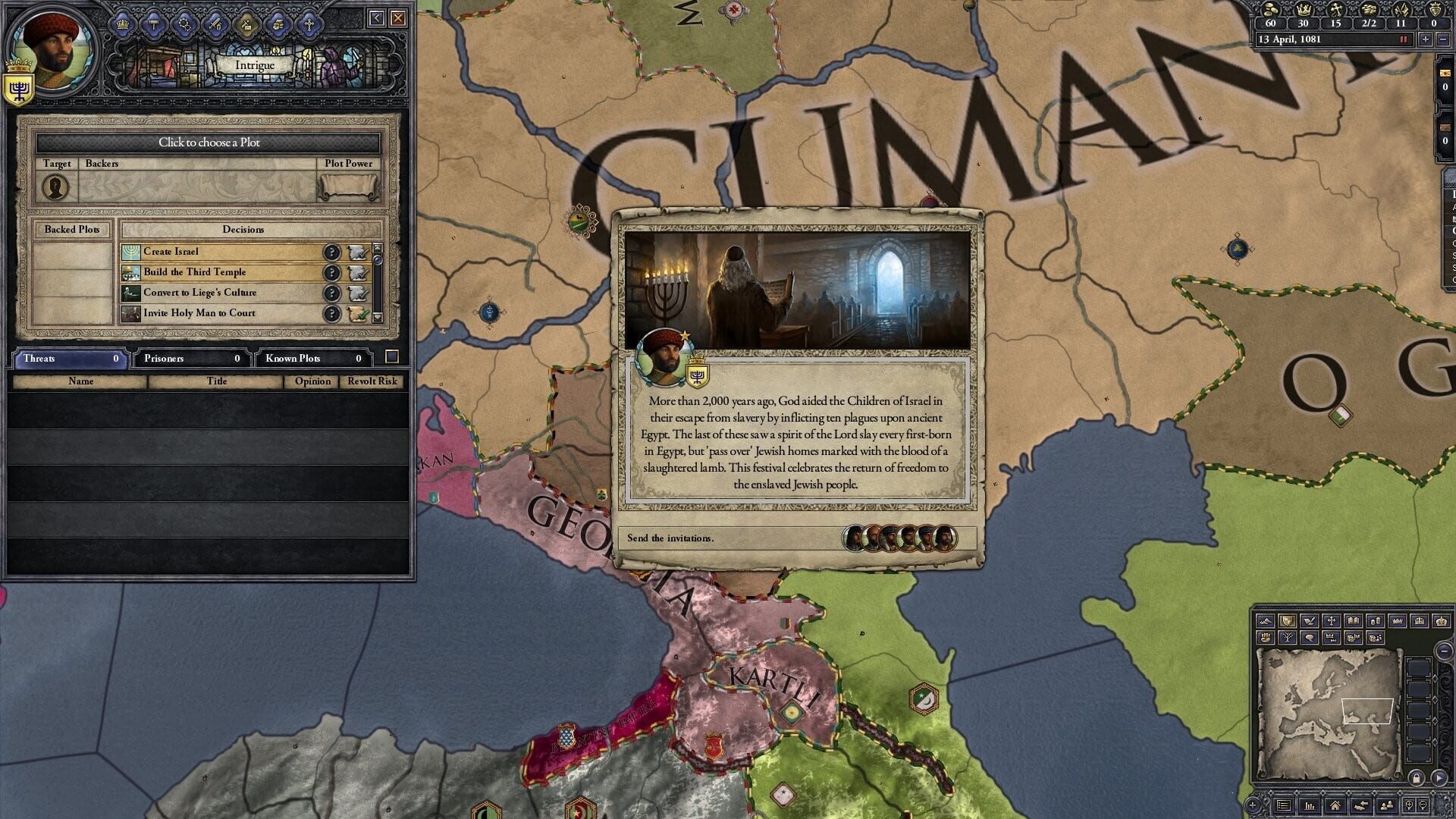 Screenshot for Crusader Kings II: Sons of Abraham