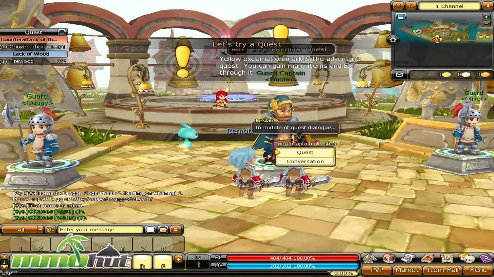 Screenshot for Dragon Saga