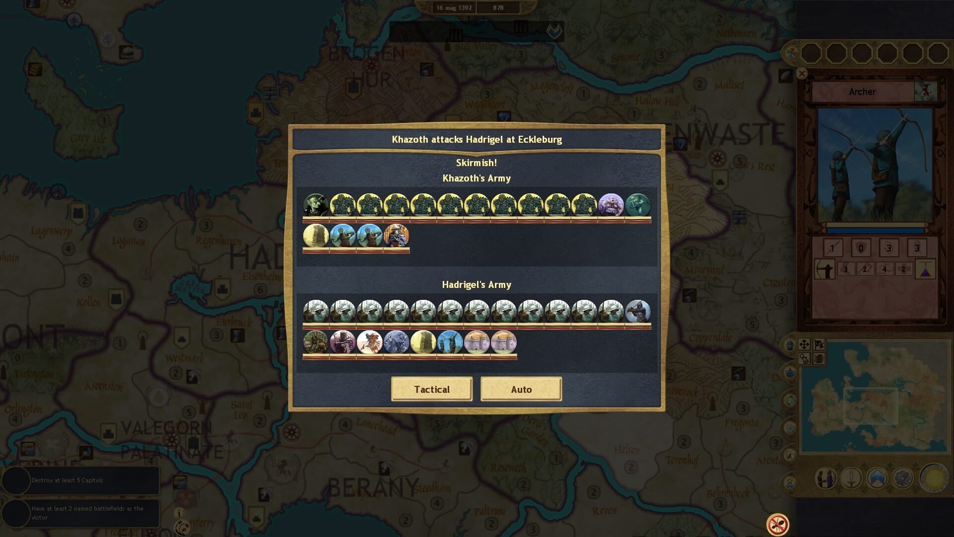 Screenshot for Sovereignty: Crown of Kings