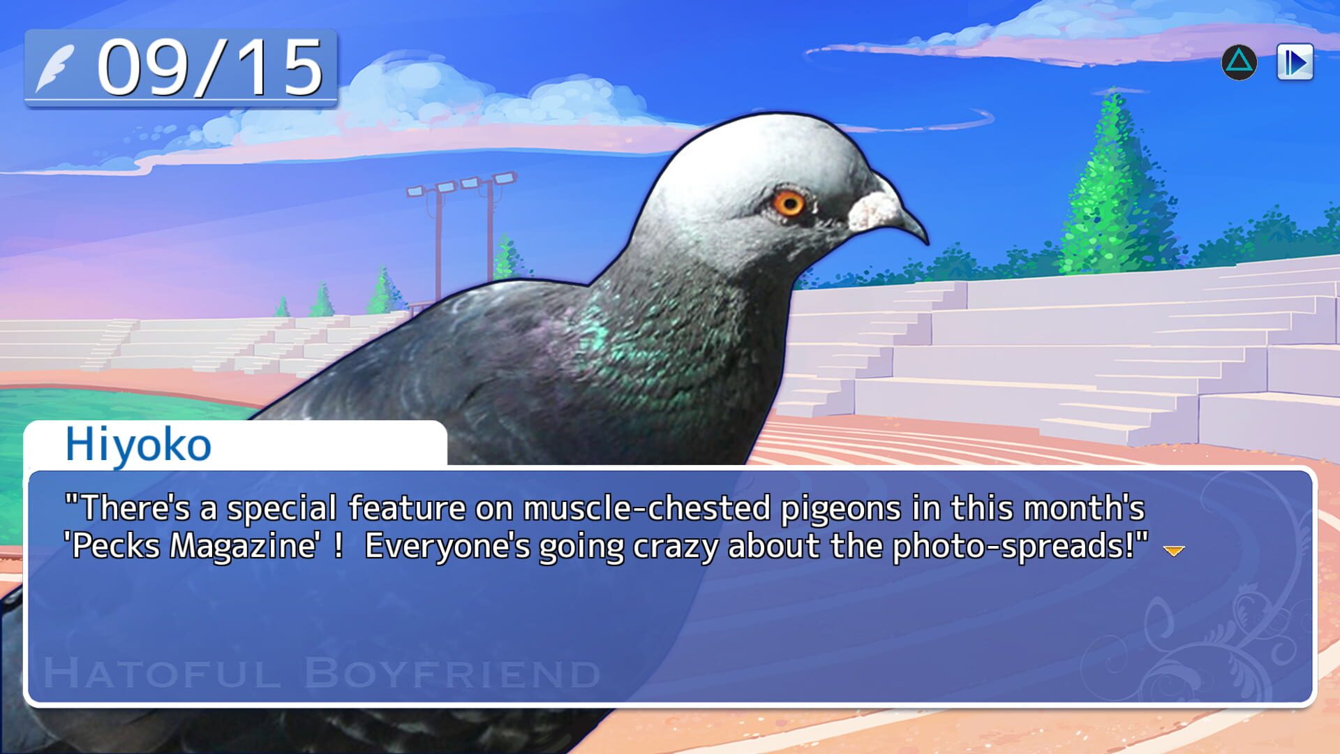 Screenshot for Hatoful Boyfriend
