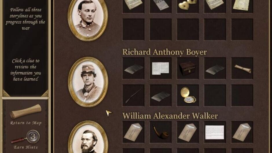 Screenshot for Hidden Mysteries: Civil War