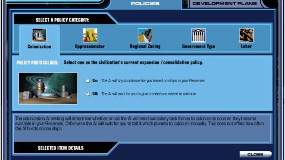 Screenshot for Master of Orion III