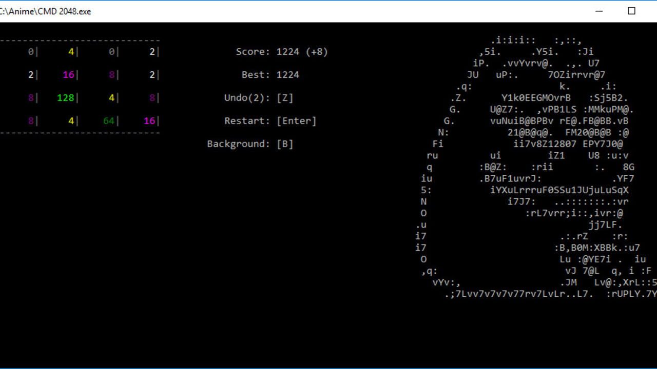 Screenshot for CMD 2048