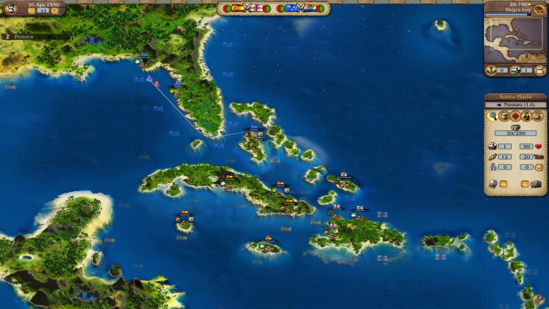 Screenshot for Port Royale 3: Pirates & Merchants