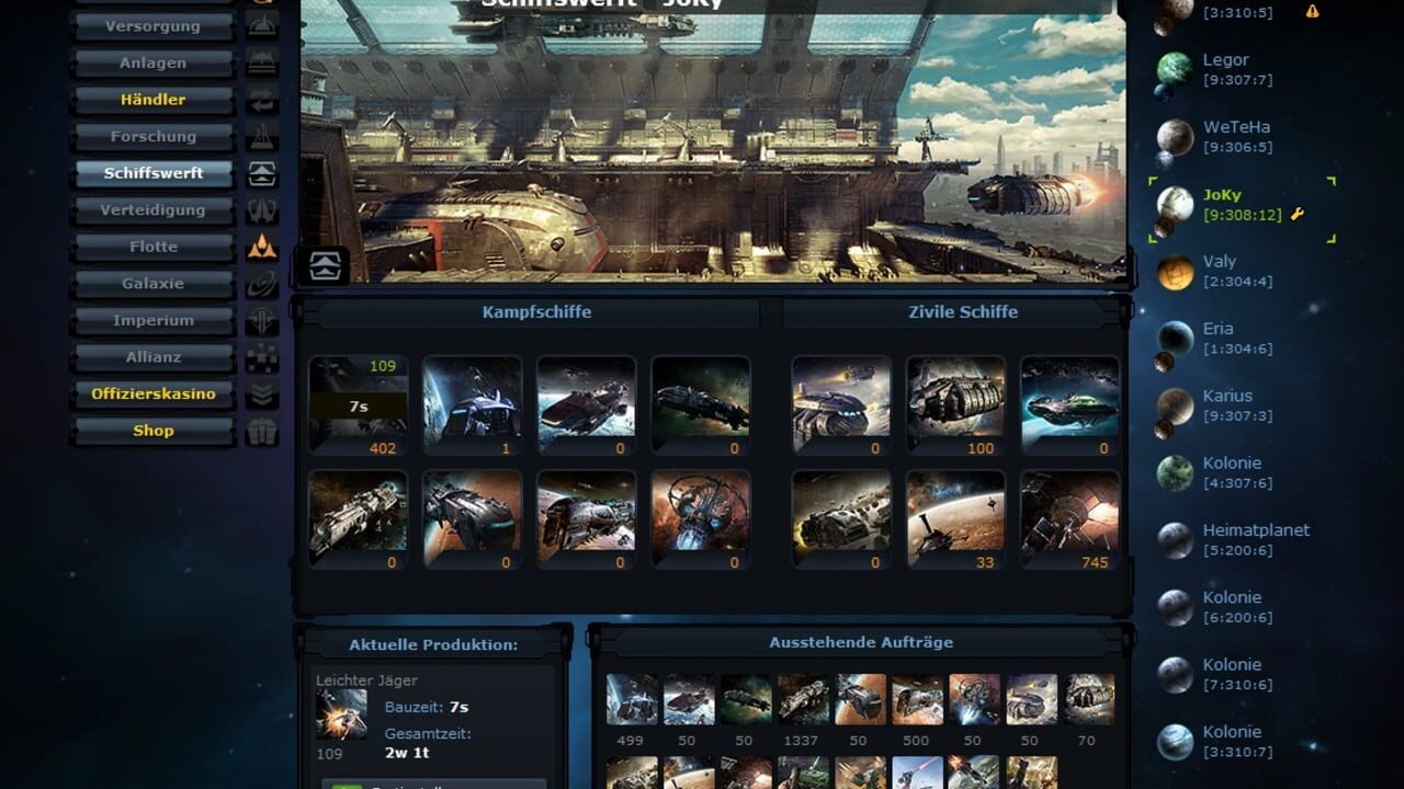 Screenshot for OGame