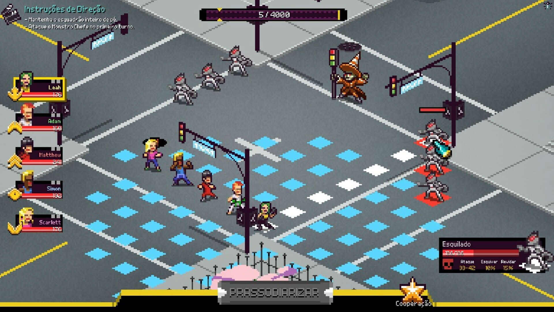 Screenshot for Chroma Squad