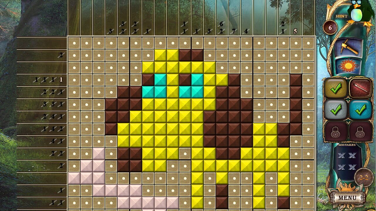 Screenshot for Fantasy Mosaics 16: Six Colors in Wonderland