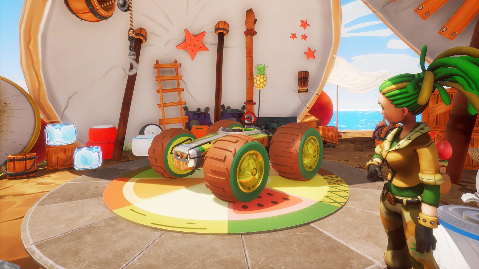 Screenshot for All-Star Fruit Racing