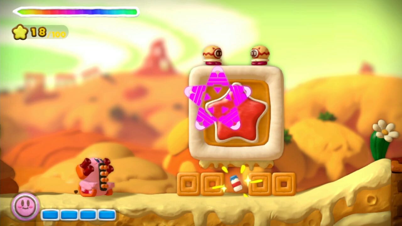 Screenshot for Kirby and the Rainbow Curse