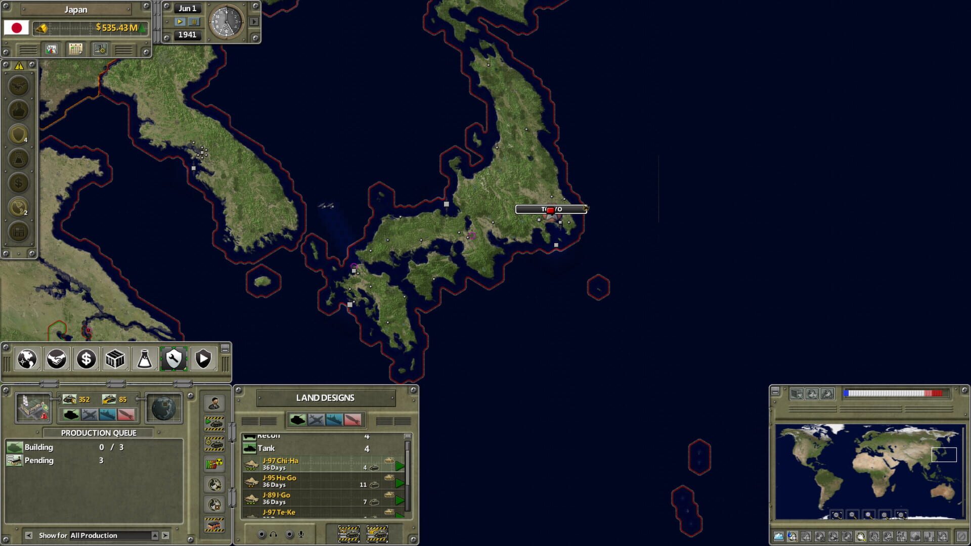 Screenshot for Supreme Ruler 1936