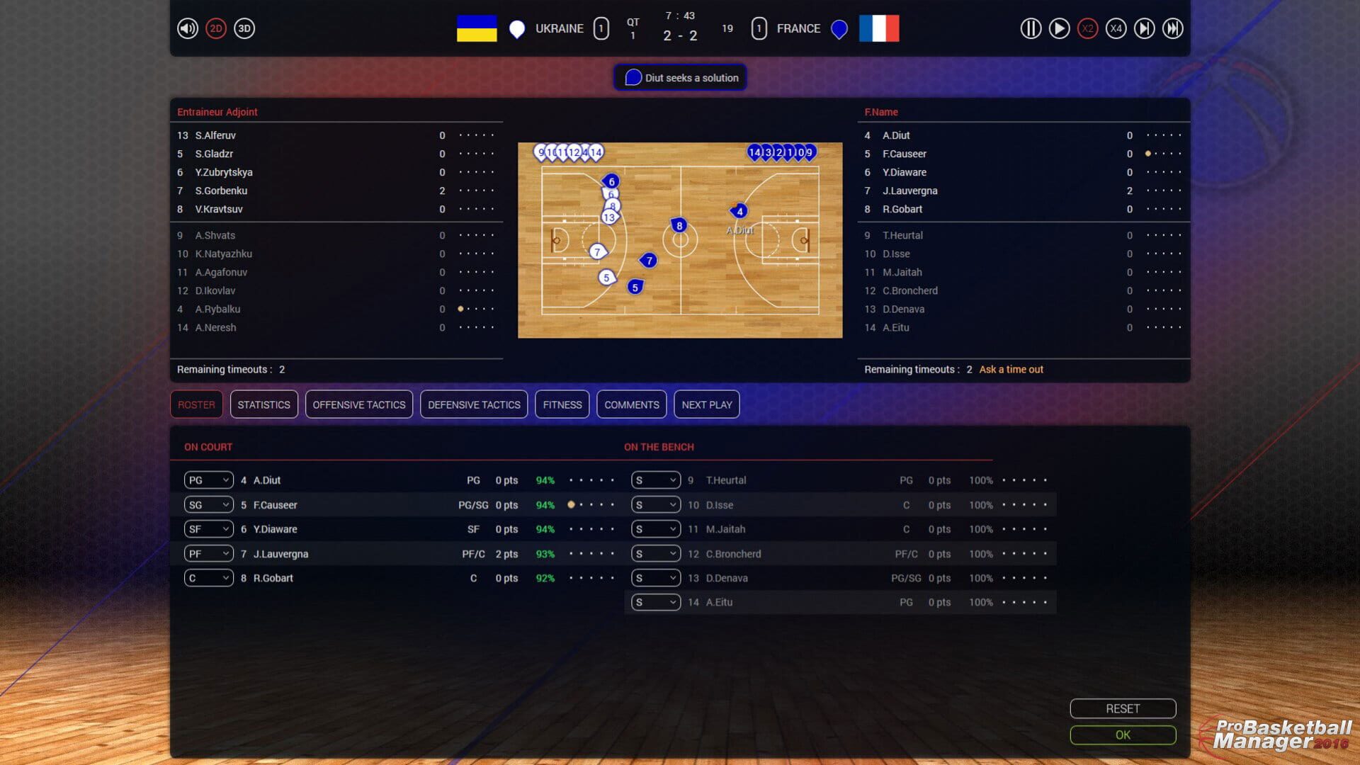 Screenshot for Pro Basketball Manager 2016