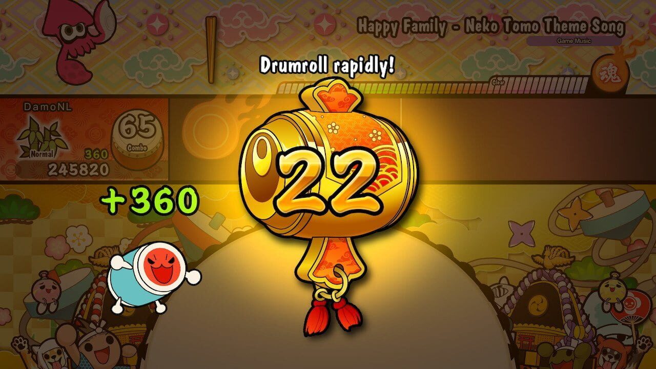 Screenshot for Taiko no Tatsujin: Drum 'n' Fun!