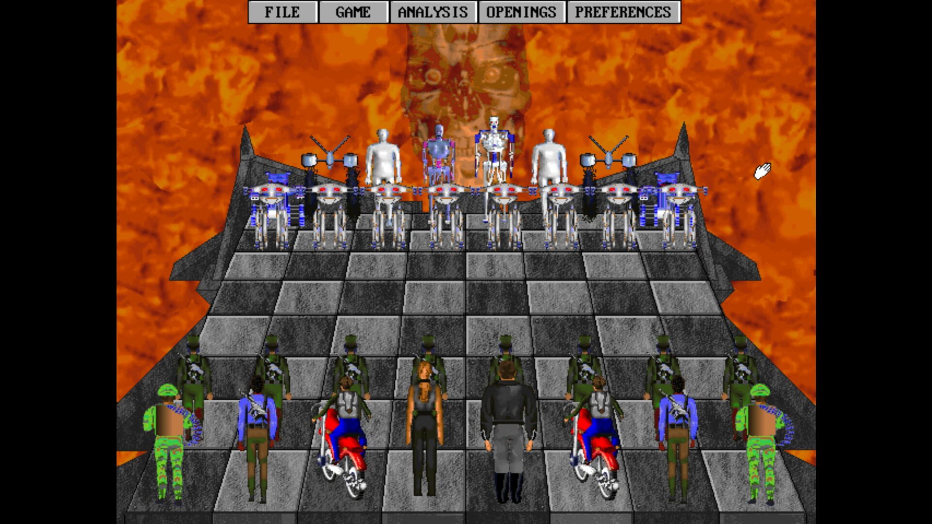 Screenshot for Terminator 2: Judgment Day - Chess Wars