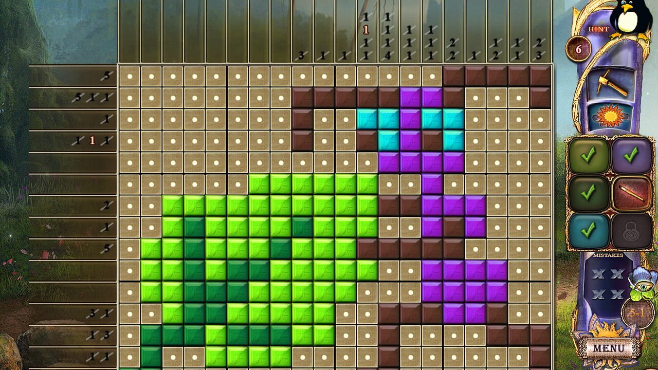 Screenshot for Fantasy Mosaics 24: Deserted Island
