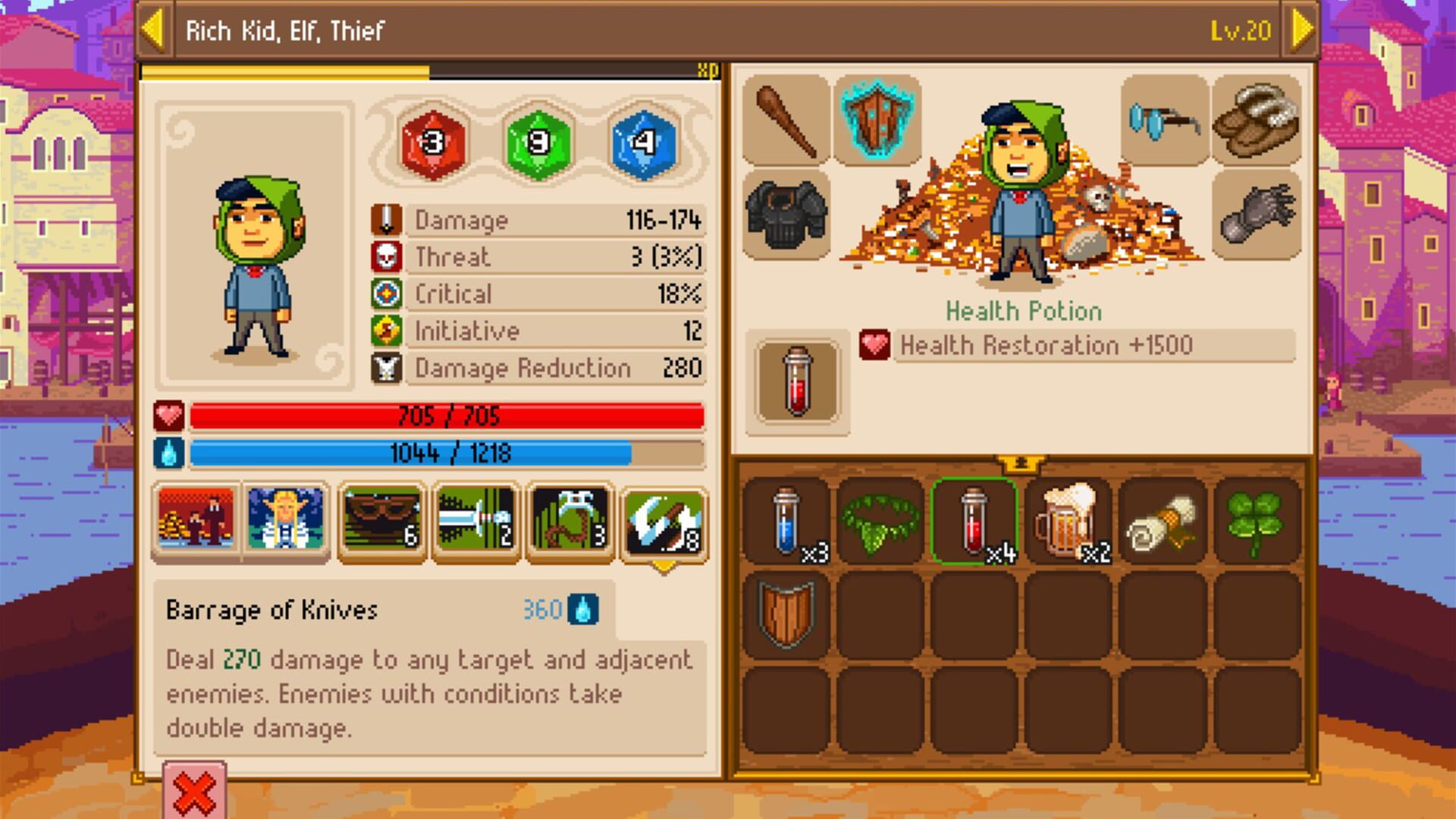 Screenshot for Knights of Pen and Paper II