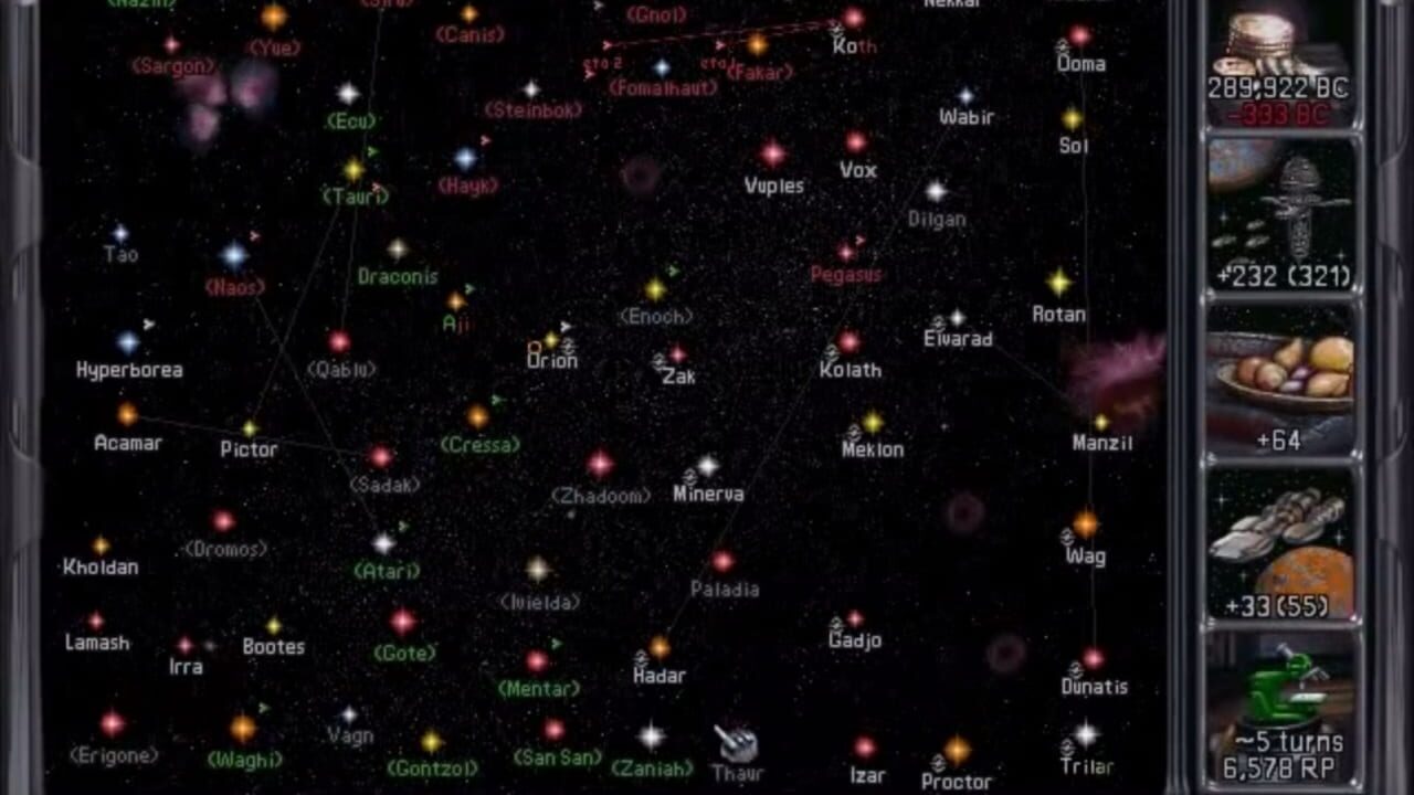 Screenshot for Master of Orion II: Battle at Antares