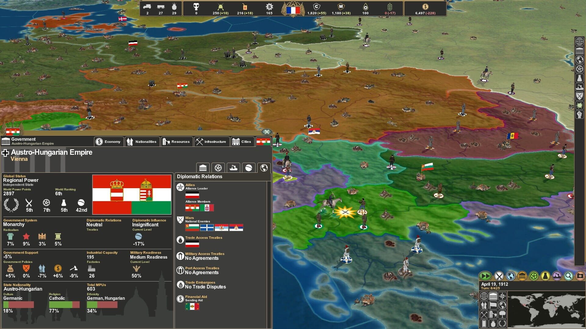 Screenshot for Making History: The Great War