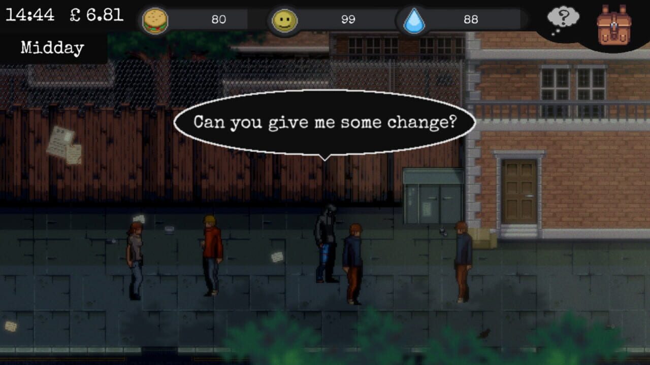 Screenshot for Change: A Homeless Survival Experience