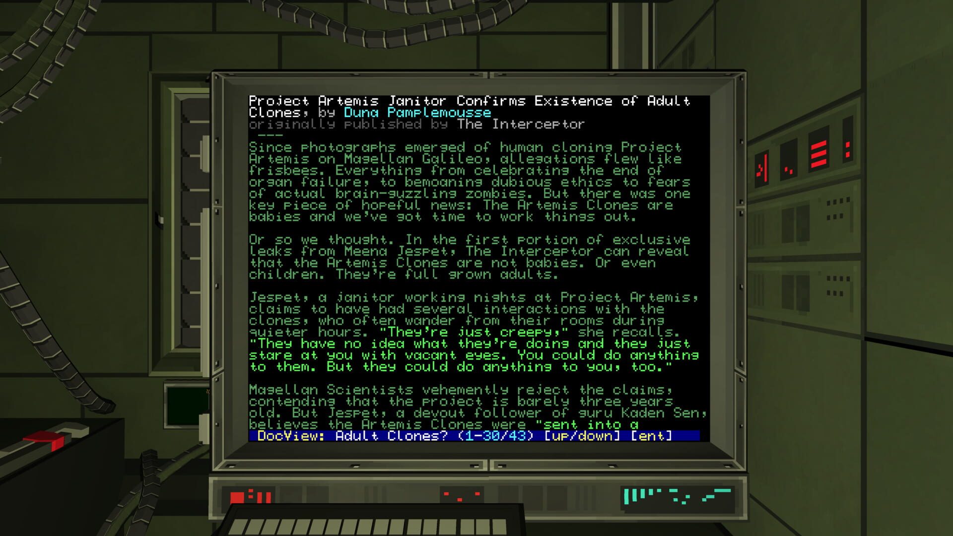 Screenshot for Objects in Space