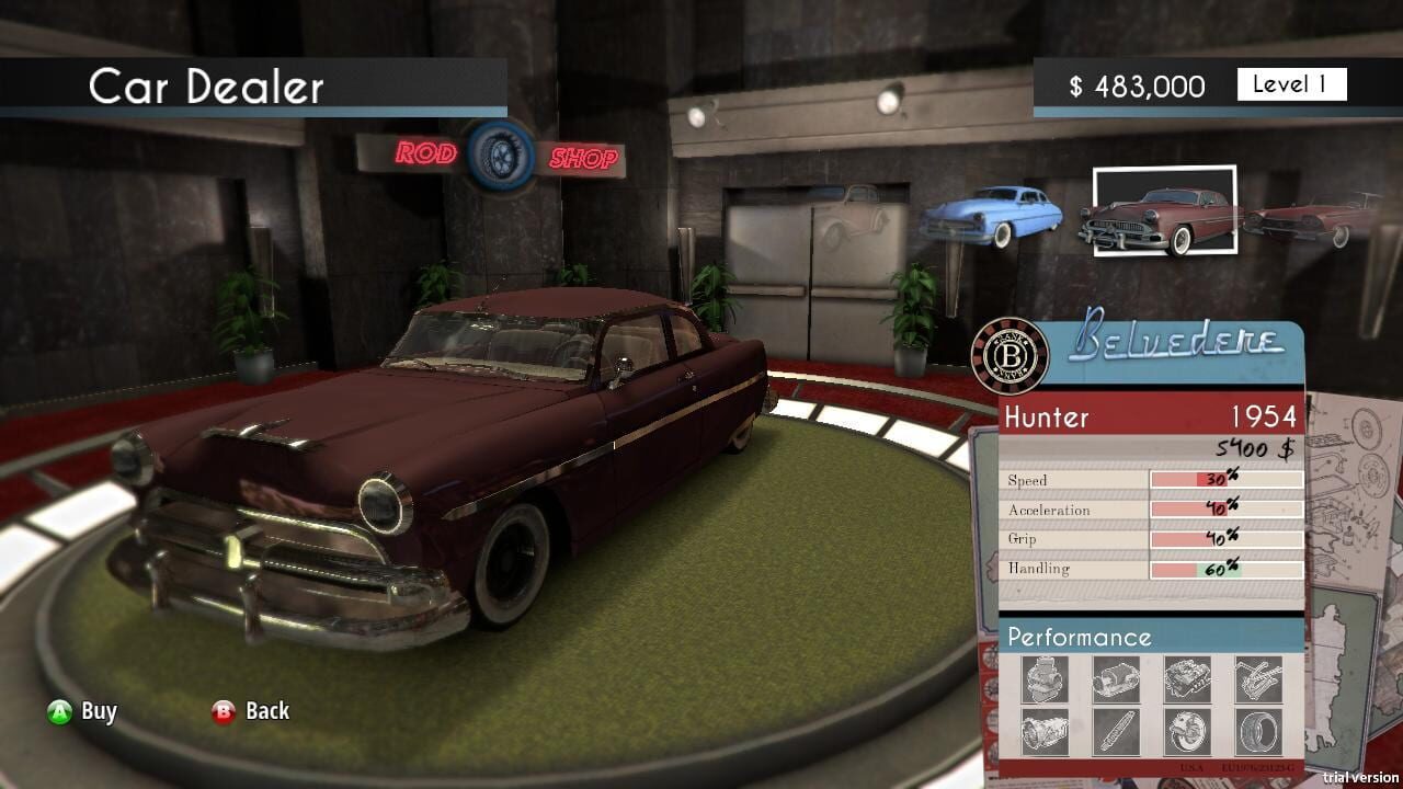Screenshot for Motorama: Classic Racing