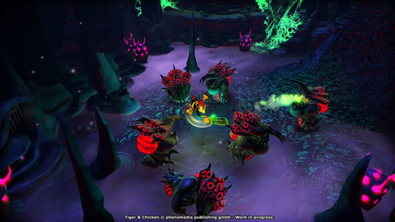 Screenshot for Moorhuhn: Tiger and Chicken