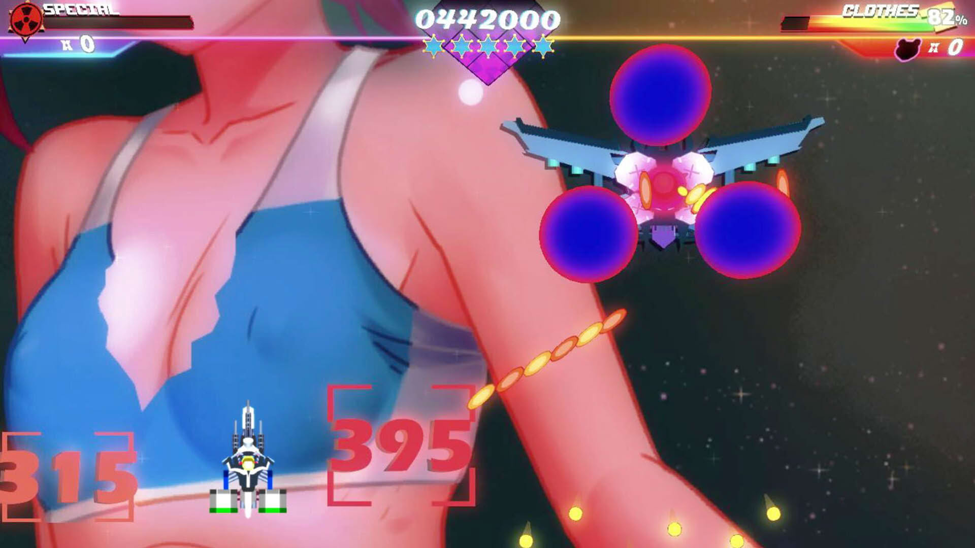 Screenshot for Deep Space Waifu: Flat Justice