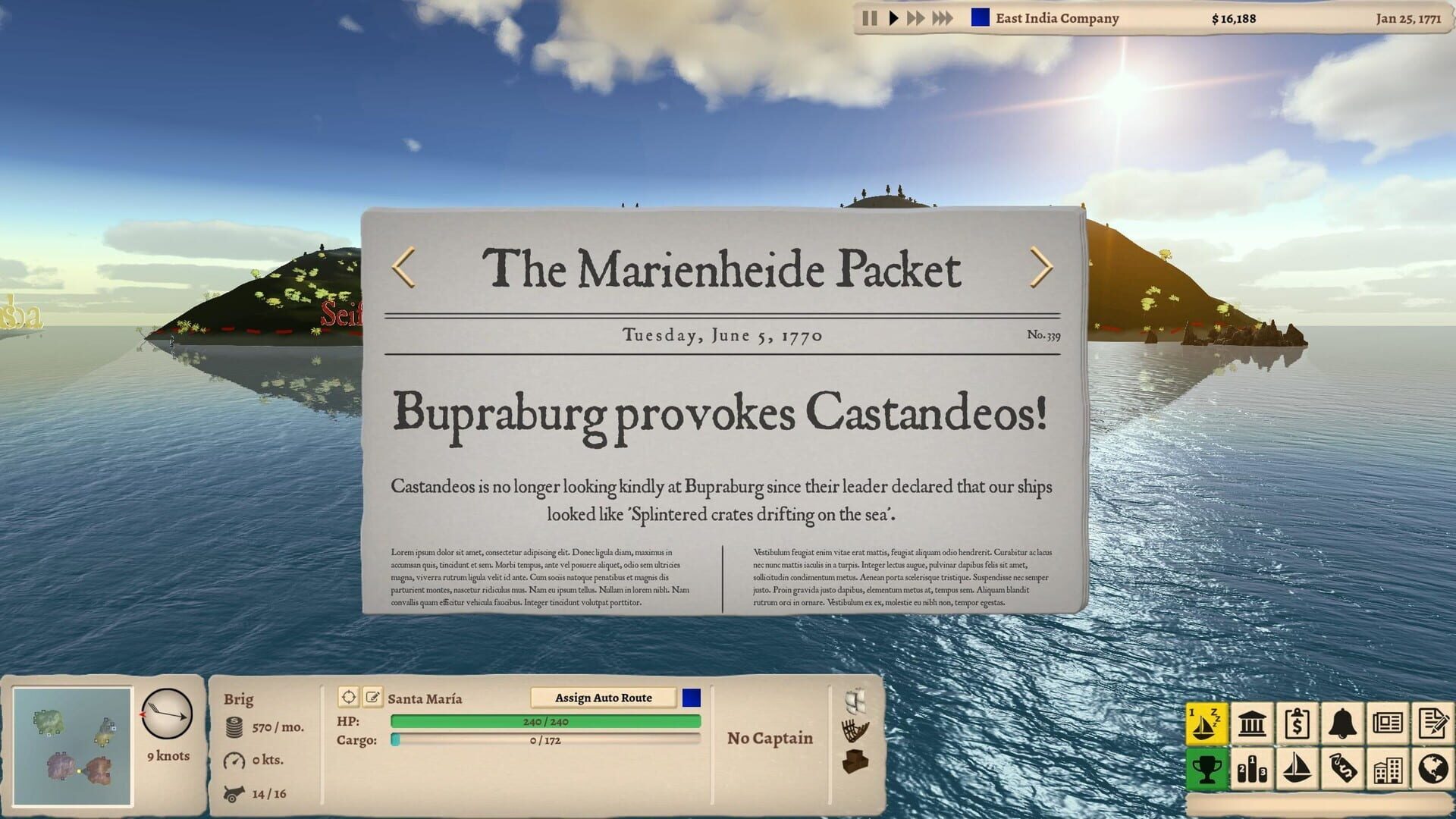 Screenshot for Winds of Trade