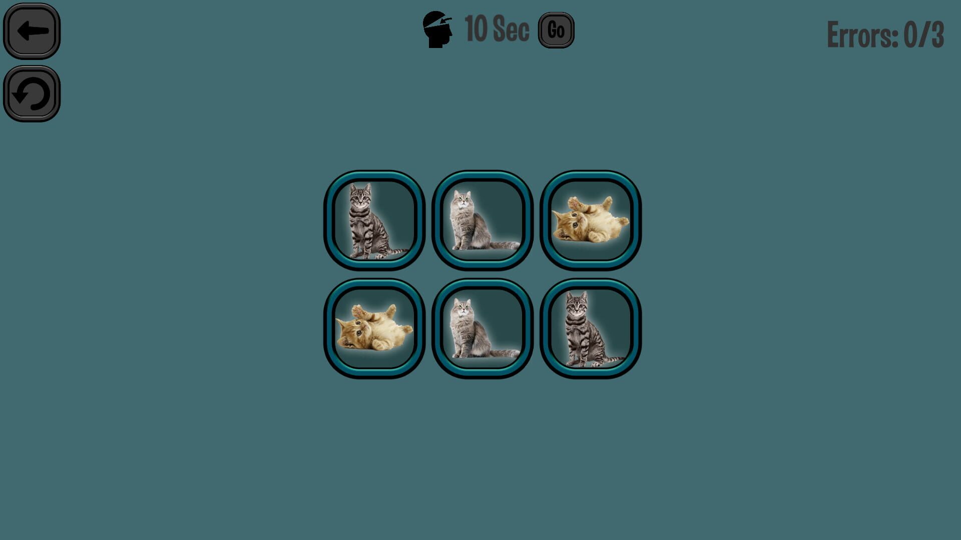 Screenshot for Animals Memory: Cats