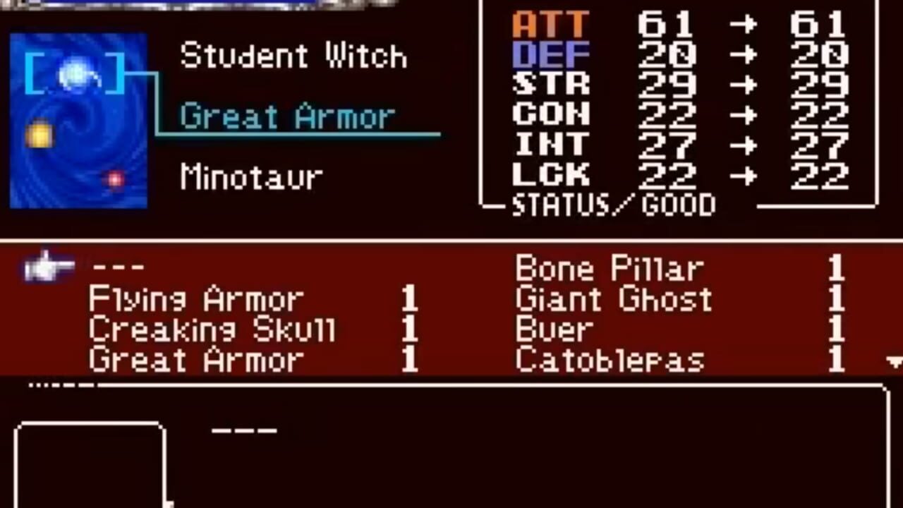 Screenshot for Castlevania: Aria of Sorrow