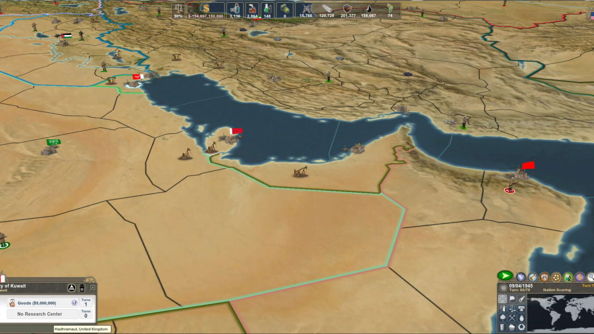 Screenshot for Making History II: The War of the World