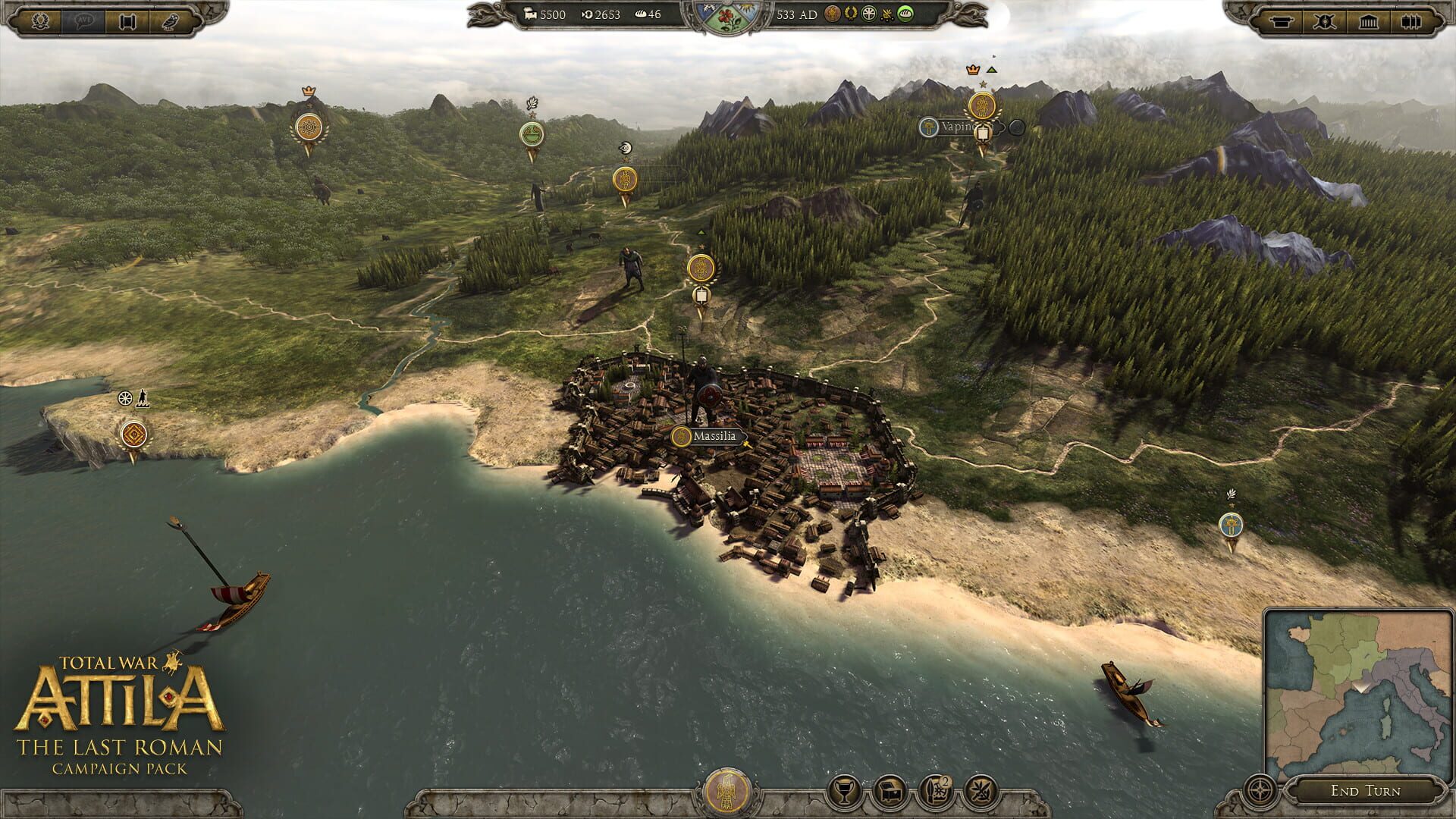 Screenshot for Total War: Attila - The Last Roman Campaign Pack