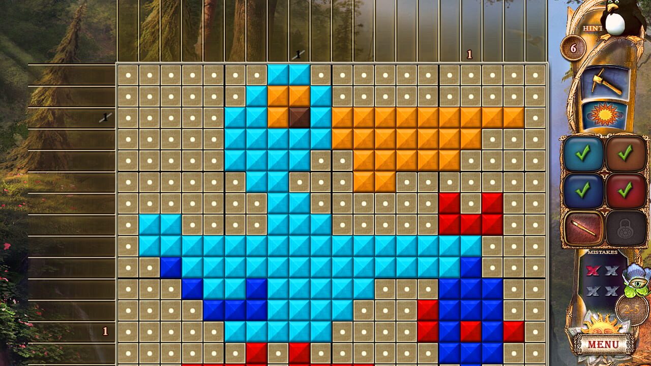 Screenshot for Fantasy Mosaics 21: On the Movie Set