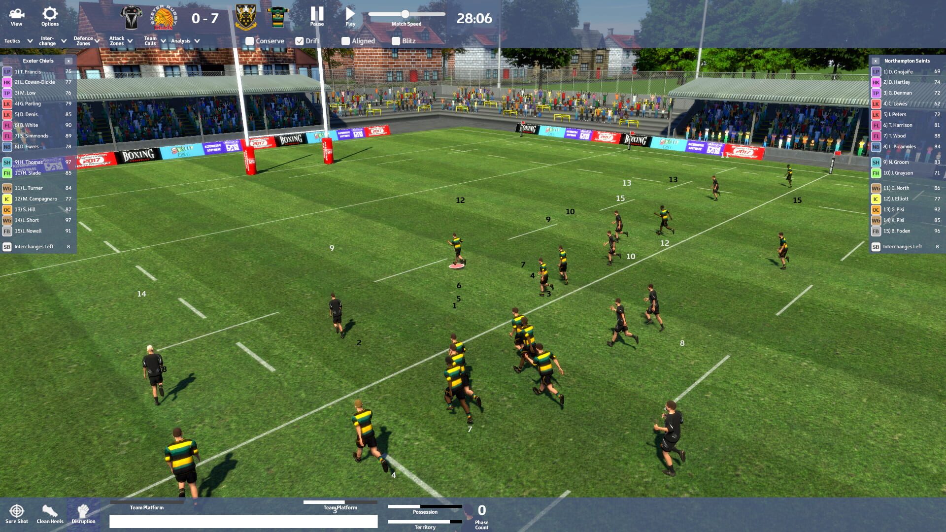 Screenshot for Rugby Union Team Manager 2017