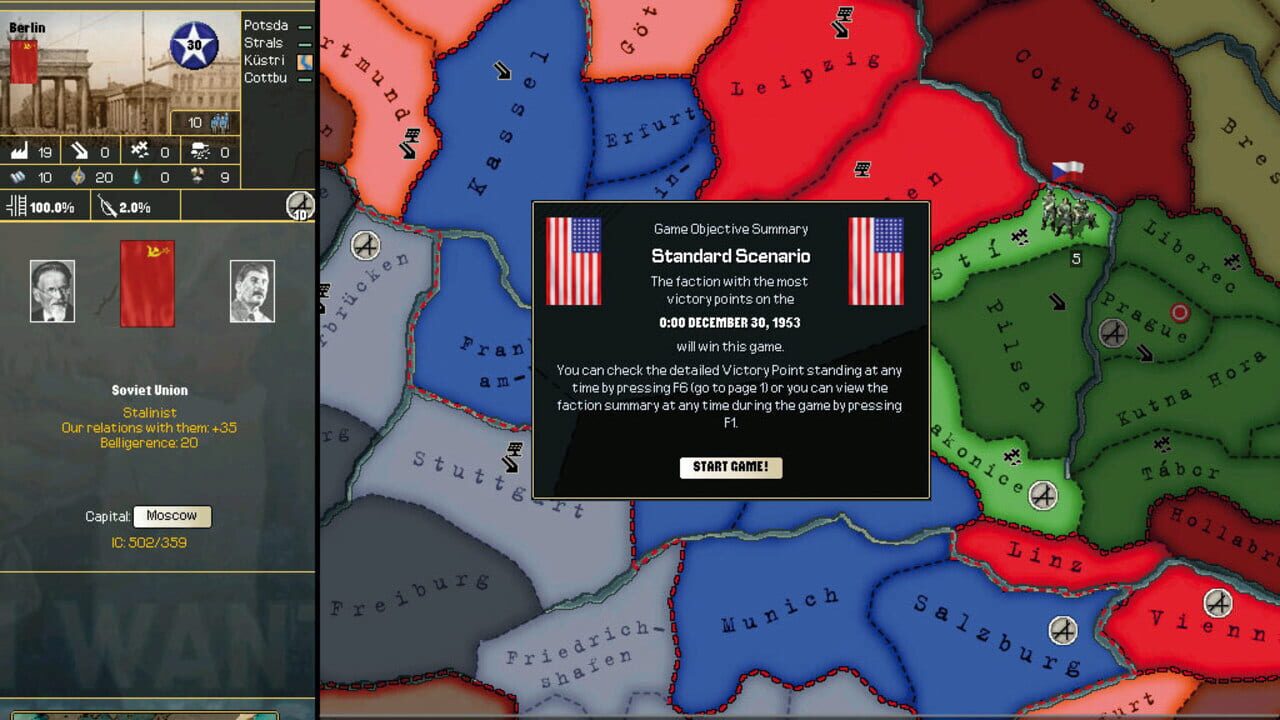 Screenshot for Hearts of Iron II: Complete