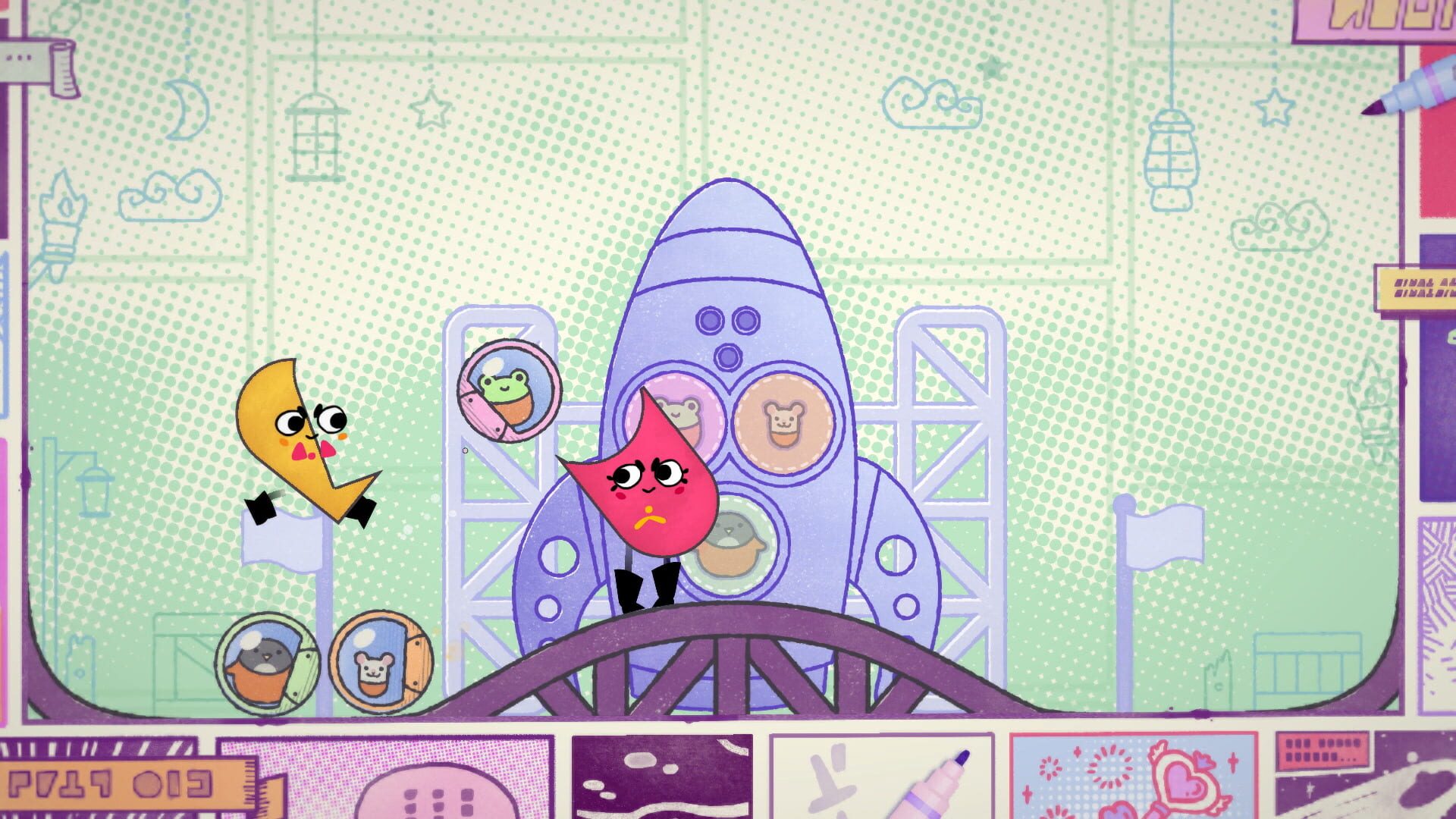 Screenshot for Snipperclips Plus: Cut It Out, Together!