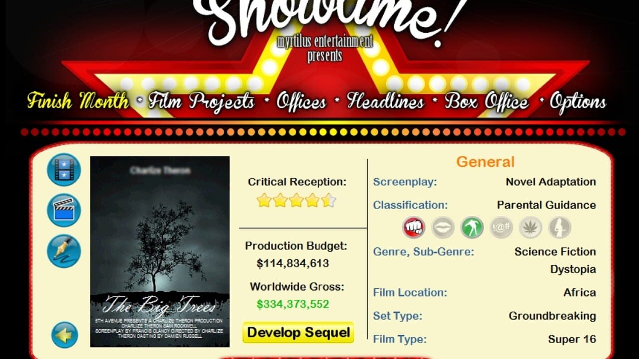 Screenshot for Showtime!