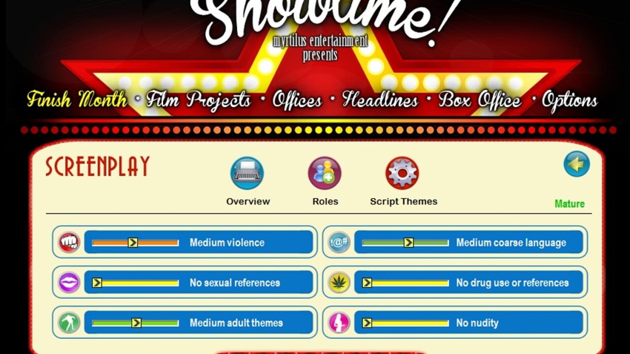 Screenshot for Showtime!