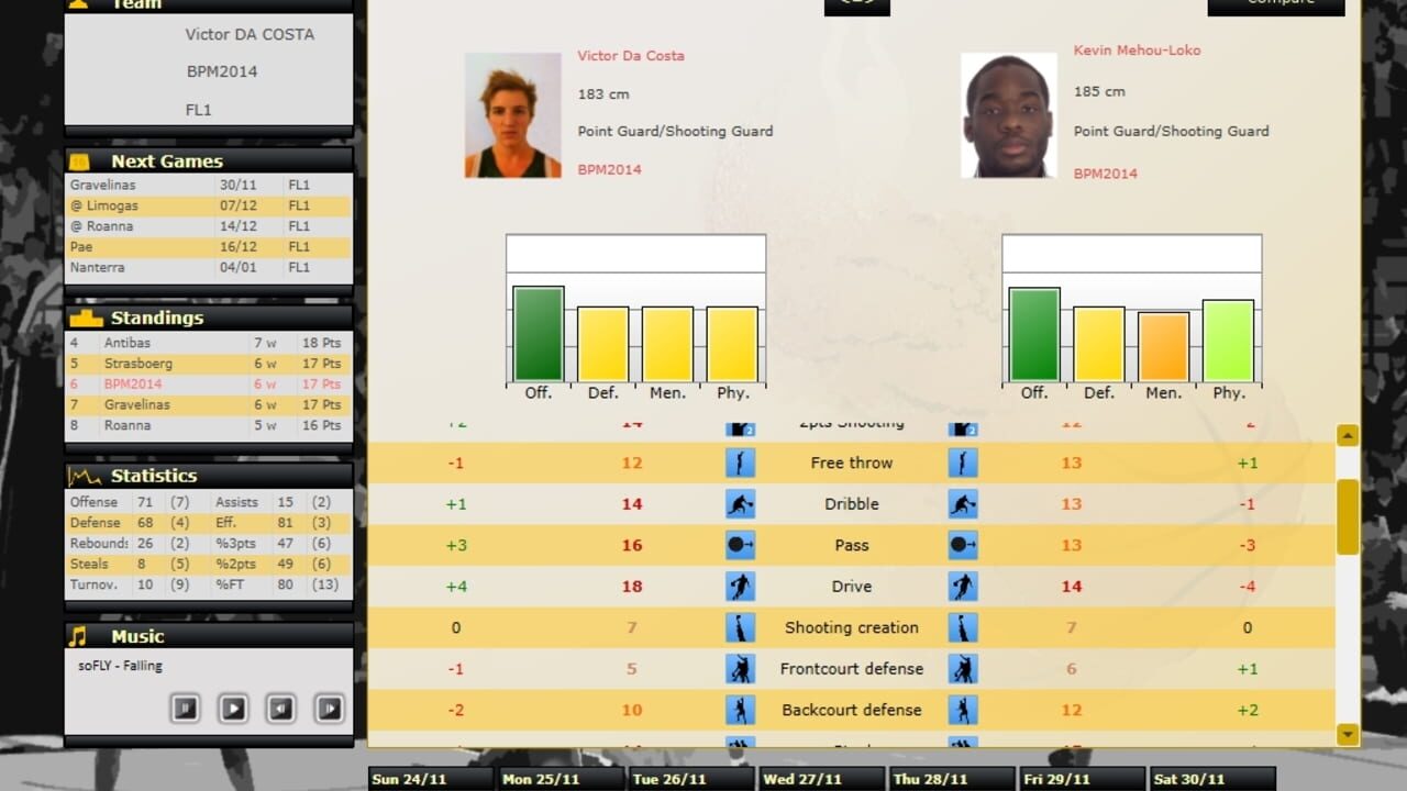 Screenshot for Basketball Pro Management 2014