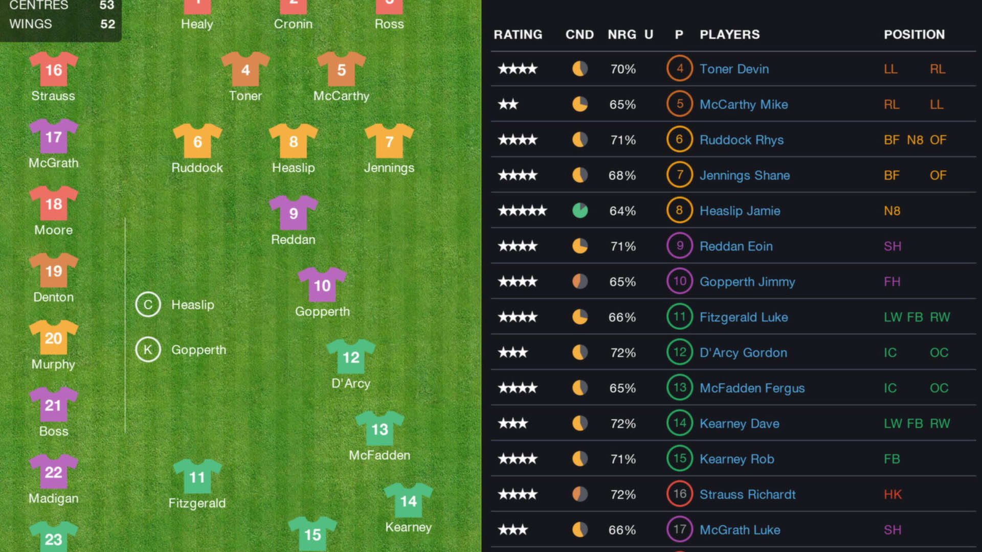 Screenshot for Pro Rugby Manager 2015
