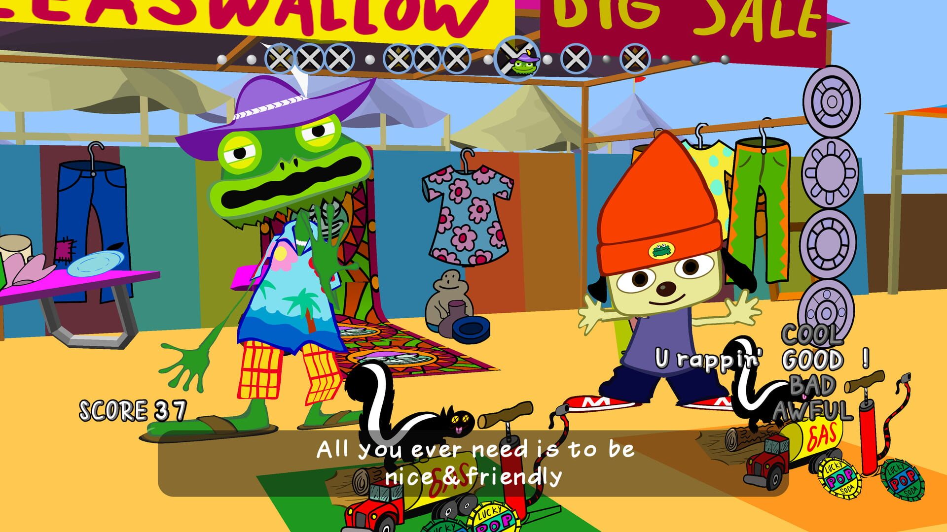 Screenshot for PaRappa the Rapper Remastered