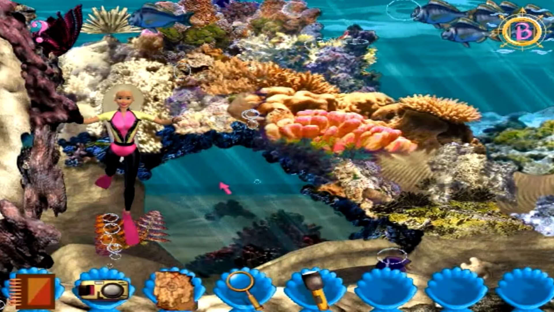 Screenshot for Adventures with Barbie: Ocean Discovery