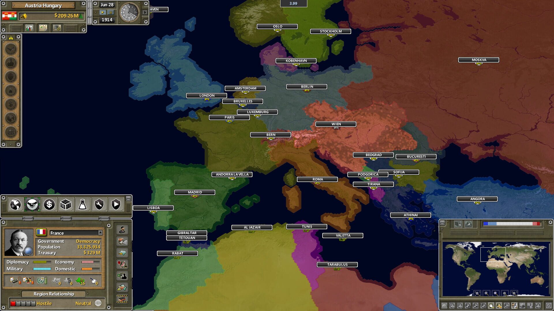 Screenshot for Supreme Ruler the Great War