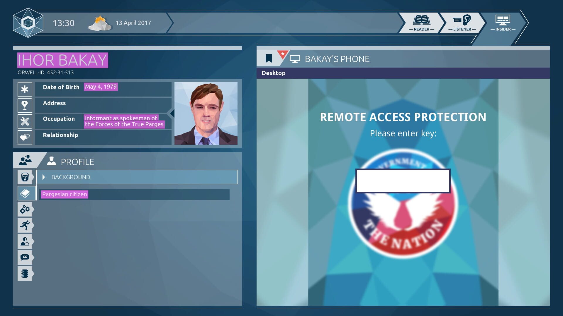 Screenshot for Orwell: Ignorance is Strength