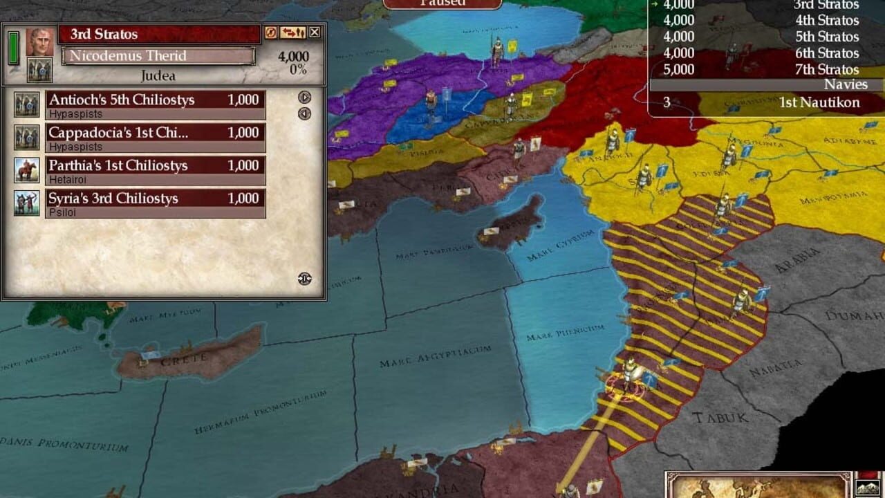 Screenshot for Europa Universalis: Rome