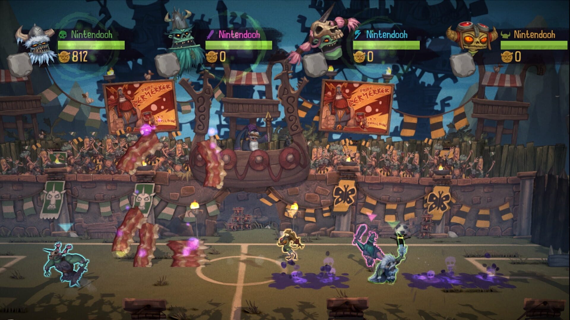 Screenshot for Zombie Vikings: Stab-a-thon