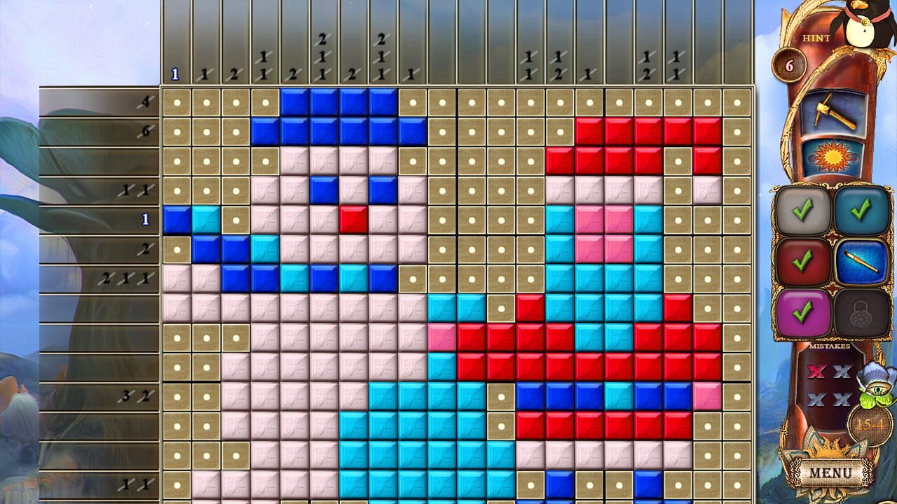 Screenshot for Fantasy Mosaics 19: Edge of the World
