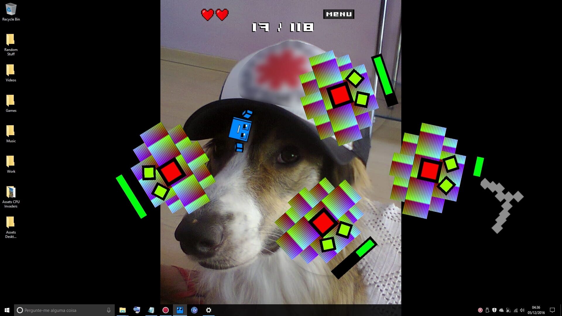 Screenshot for CPU Invaders