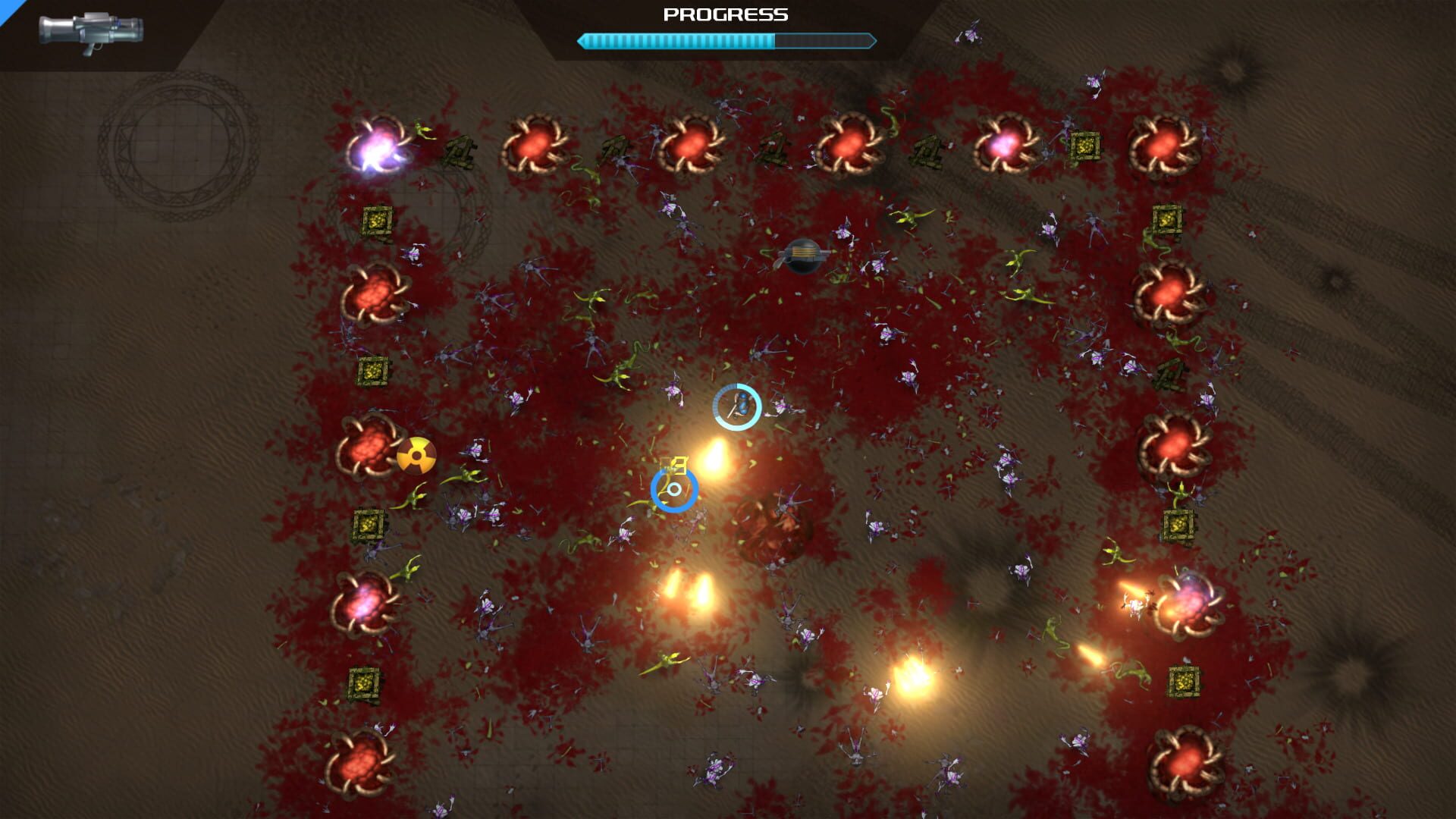 Screenshot for Crimsonland